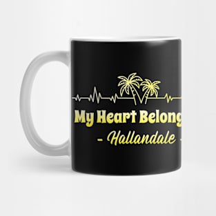 My Heart Belongs in Hallandale Beach Mug